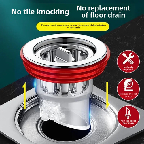 Desodorante Floor Drain Core, Antiolor Para Desagües De Baño