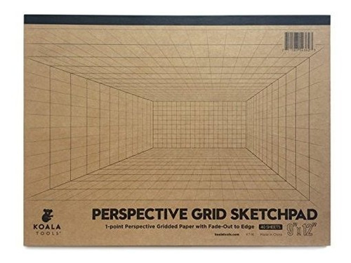 | Grid De Habitación 1 Punto Sketch Pad | 9 X 12 40 Pp...
