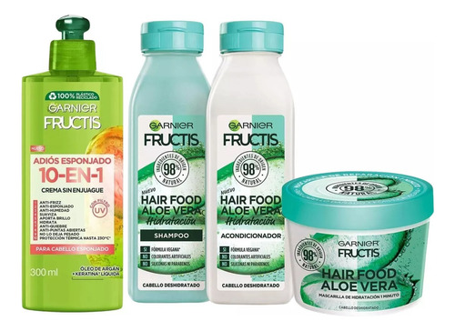 Kit Garnier Fructis Hair Food Cacao Rutina Completa, 1250 Gr