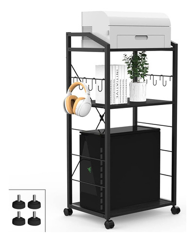 Gran Soporte Impresora Móvil De 3 Niveles, Carrito De ...