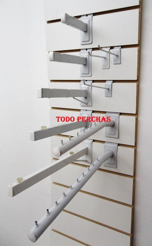 10 Ganchos Blisteros Para Panel Ranurado De 15 Cm