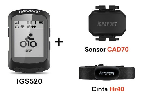 Gps Igpsport Igs520 + Cinta Hr40 + Cadencia + Nf+ Garantia