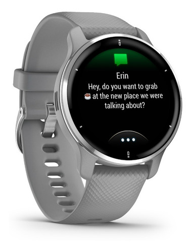Reloj Smartwatch Venu 2 Plus Garmin Responder Llamadas Music Color del bisel Gris