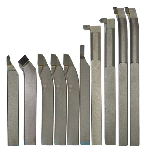 Ferramentas De Corte Para Torno 20x20mm Kit Com 10 Pçs (w)
