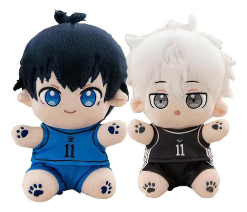 Fe Muñecos De Peluche Isagi Nagi Blue Lock, 2 Unidades,