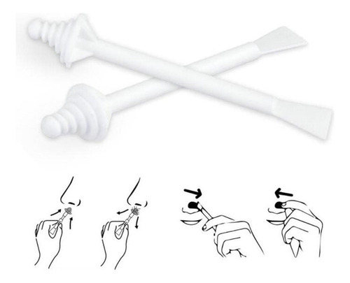 D Aplicadores De Cera De Nariz Para Depilação Nasal 100pcs