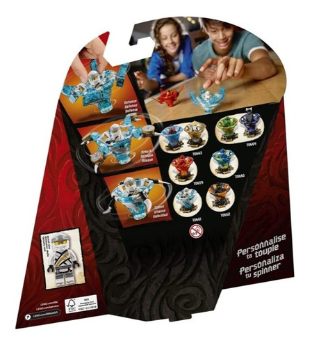 Lego Ninjago Spinjitzu Zane Set 70661 Cantidad De Piezas 109