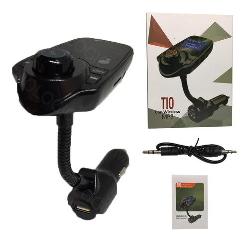 Adaptador Transmisor Carro Celular Bluetooth Mp3 Manos Libre