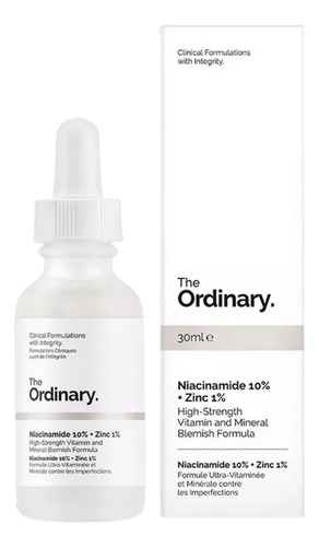 Suero Serum The Ordinary Niacinamida Al 10% + Zinc 1% 2 Pack Mixta Día/noche