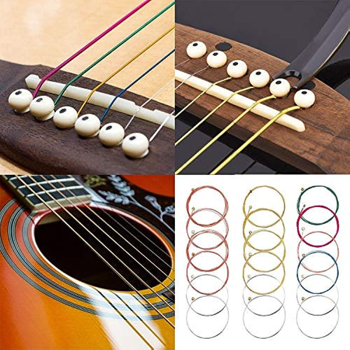 Kit De Guitarra Accesorios Para Acustica Cuerdas 66 Unidades