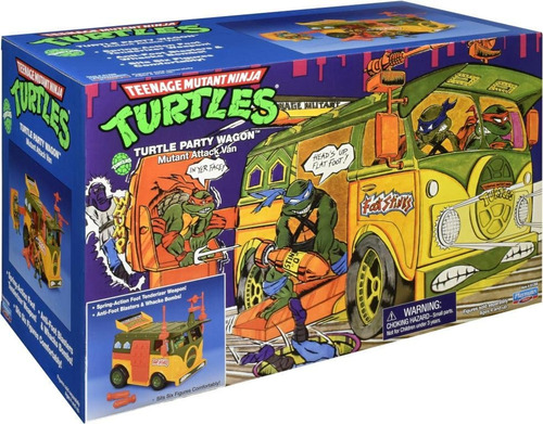 Tortugas Ninja Party Wagon Playmates Vintage Reissue 2021