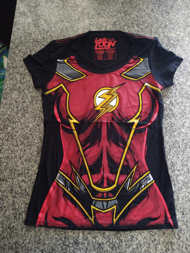 Playera Para Dama Toon Line De Flash