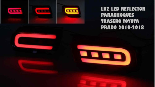 Luz/led/reflector Parachoques Trasero Toyota Prado 2010-2018