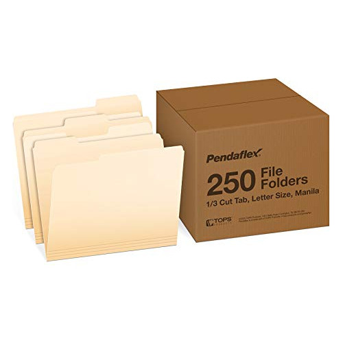 Pendaflex Essentials Carpetas Para Archivos, Tamaño Carta, M