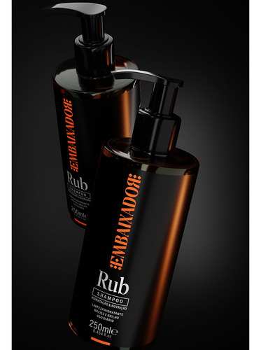 Kit Shampoo, Máscara E Leave-in Rub Embaixador