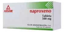 Comprar Naproxeno 500mg 45 Tabletas 500mg Caja Con 45 Tabletas