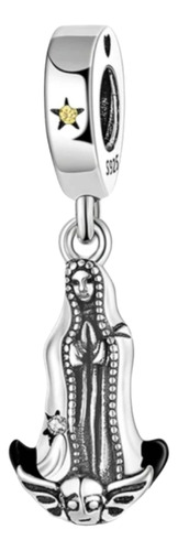 Charm Virgen De Guadalupe Plata Fina 925 