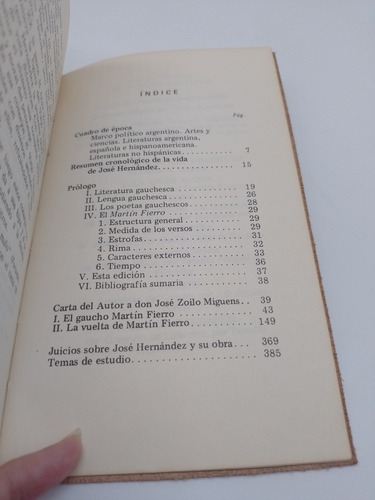 Martin Fierro José Hernández (Usado)