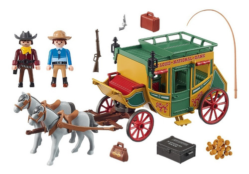 Playmobil Linea Oeste - Diligencia Del Oeste - 70013