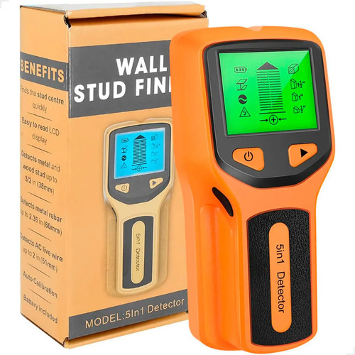 Scanner Parede Detector Metal Viga Fio Tubo Madeira Cor Amarelo