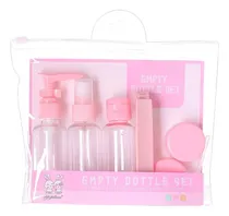 Comprar Kit De Viaje 5 Botellas Y Frascos Lociones Cremas + Peine