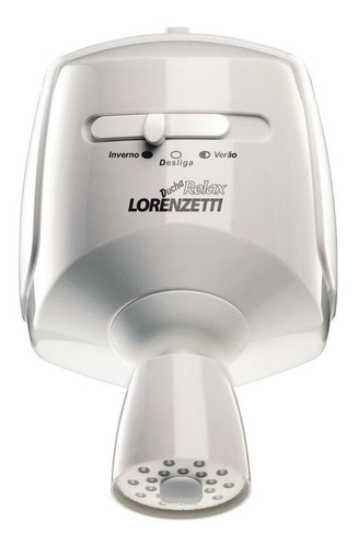 Chuveiro elétrico de parede Lorenzetti Relax Ultra Relax branco 4600W 127V