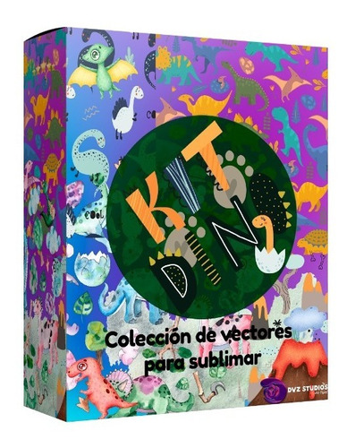 Pack Vectores Dinosaurios Infantiles 