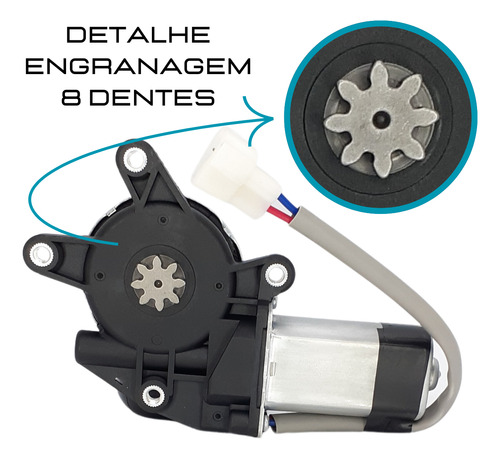 Kit Máquina Vidro Elétrica Com Motor Palio Week G1 Diant Dir