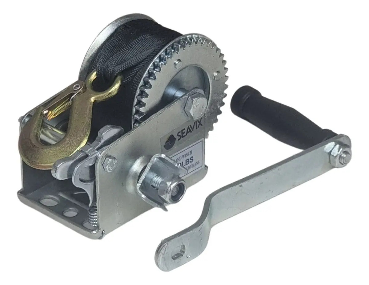 Guincho Manual Seavix 800Lbs 544Kg Com Fita 7m Movimentação
