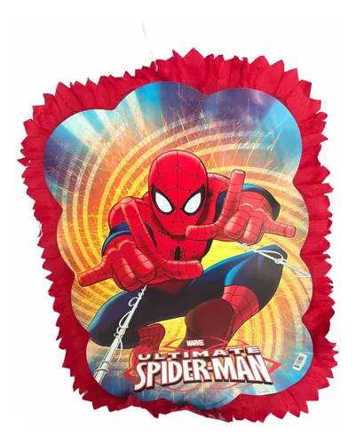 Decoración Piñata Spiderman Sil Fiesta Hombre Araña Avengers