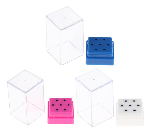 Organizador De Brocas Para Uñas 4 Piezas