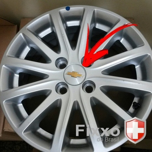 Imagem 3 de 6 de Calotinha Tampa Roda Gm Chevrolet Spin 2013 Em Diante 60mm