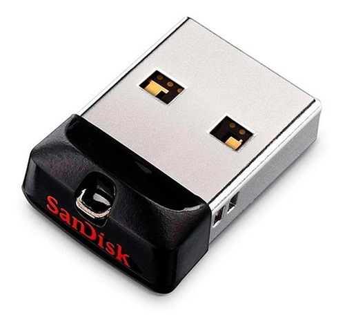 Pen Drive 8gb Sandisk Ultra Mini Micro Cruzer Fit 2.0 preto