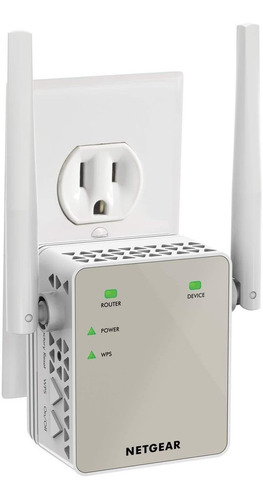 Netgear Ac1200 Wifi Range Extender Essentials Edition Ex6120 Color Blanco