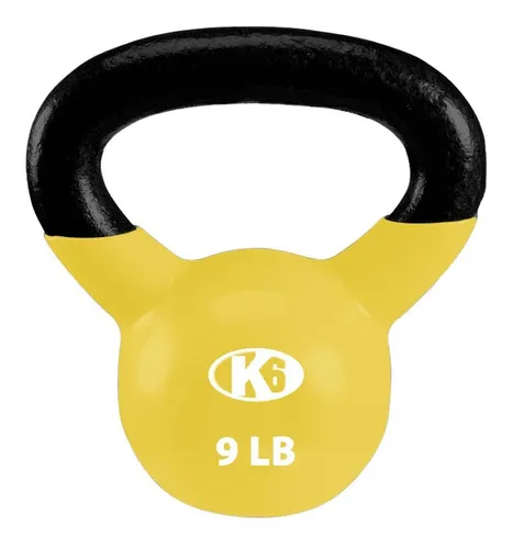 PESA RUSA DE 6 KG. CROMADA ENGOMADA KETTLEBELL MIR ALVAREZWEB FITNESS -  Alvarezweb