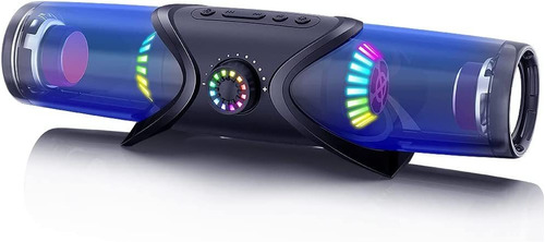 Bocinas Para Pc Wolflaws, Con Luz Rgb, Sonido Estereo