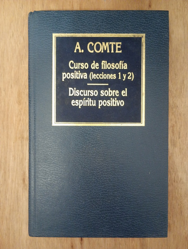 Curso De Filosofía Positivia - Augusto Comte (Usado)