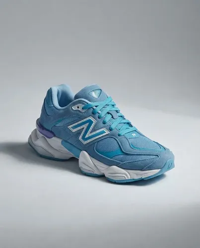 Tênis New Running 9060 Azul Academia Confortavel Promocional