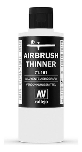 Vallejo Diluyente Aerógrafo 200ml 71.161