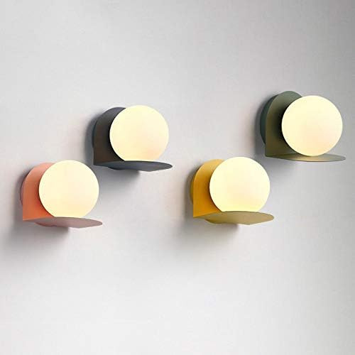 Litfad Aplique De Pared Industrial Moderno Con Sombra De Glo