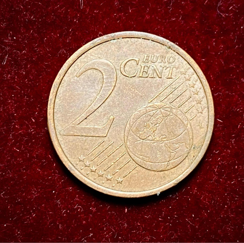 Moneda 2 Céntimos De Euro Portugal 2008 Km 741 (Usado)