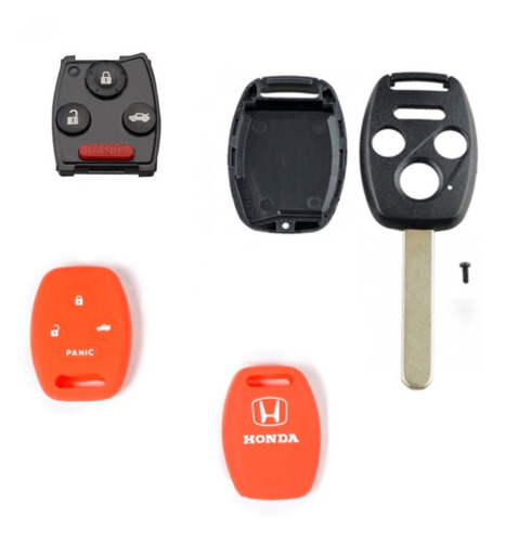 Carcasa Llave Botonera Y Silicon Honda Accord 2008 A 2012