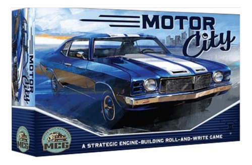 Motor City Ed Kickstarter - Juego De Mesa En Español