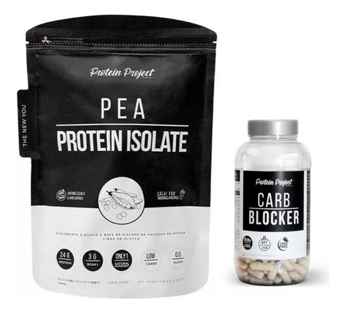 Proteina Vegana Pea Isolate + Carb Blocker  Protein Project