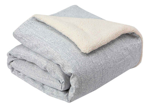 Quilt Reversible Sherpa 2 Plazas Gris