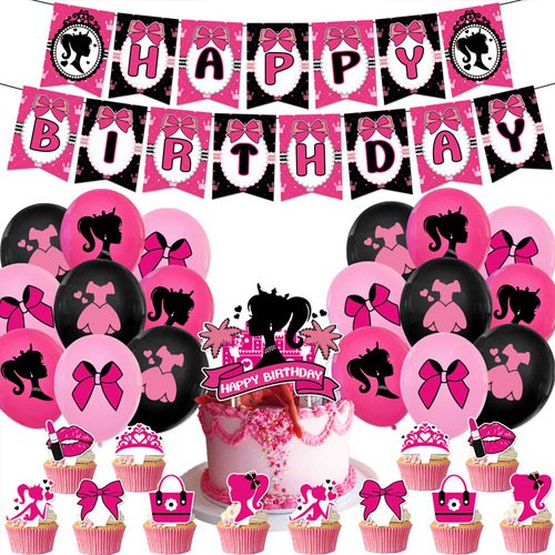 Decoración De Barbie De Cumpleaños De Tractor