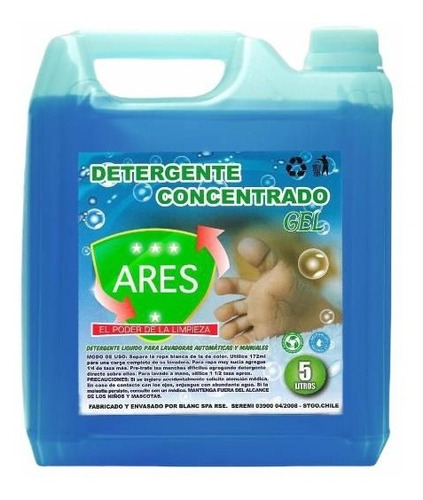 Detergente Concentrado Formato 5 Litros