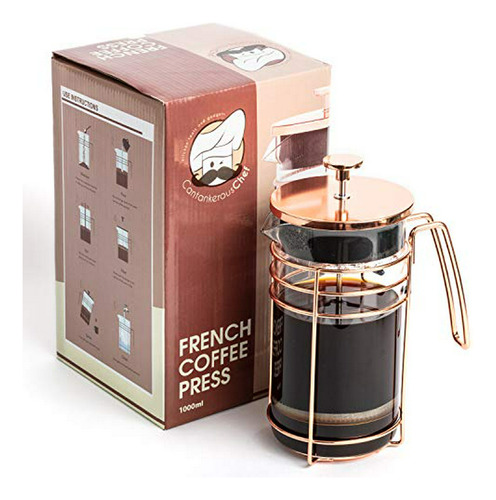 Rose Gold French Press    prensa  crear Una Perfecta Taza