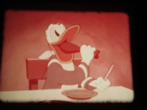 Pelicula Super 8 Dibujo Animado Pato Donald A Comer! Disney (Usado)