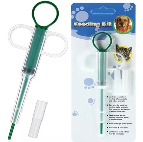Dispensador De Medicina Para Mascotas, Jeringa Perro / Gato